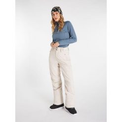 Spodnie narciarskie i snowboardowe damskie Protest CINNAMON snowpants. Białe spodnie materiałowe damskie Protest, s, bez wzorów. Za 499.99 zł.