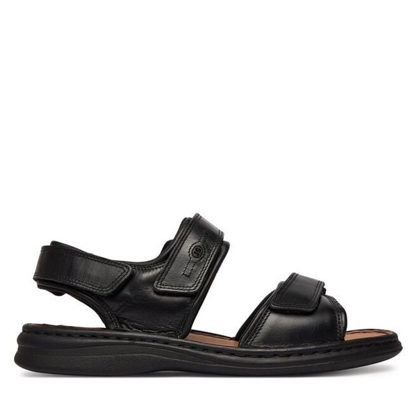 Sandały Josef Seibel. Czarne sandały męskie Josef Seibel, bez zapięcia. Za 220.99 zł.