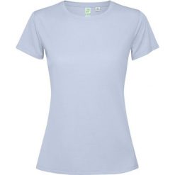 Koszulka Damska Estoril Z Krótkim Rękawem. Niebieskie koszulki sportowe damskie ROLY, bez wzorów, bez kołnierzyka, bez ramiączek, trekkingowe. Za 33.99 zł.