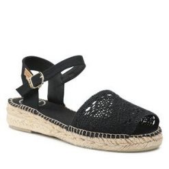 Espadryle Toni Pons. Czarne klapki damskie Toni Pons, bez wzorów, bez obcasa, bez zapięcia. Za 249.99 zł.