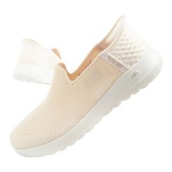 Buty Skechers Go Walk Joy-Vela Slip-Ins W 124641/OWHT. Obuwie sportowe damskie bez wzorów, z materiału. Za 518.78 zł.