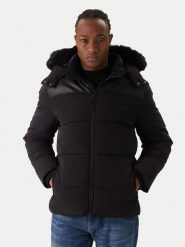 Guess Kurtka zimowa M5BL2A W2202 Czarny Regular Fit. Czarne kurtki męskie Guess, na zimę, m, z aplikacjami, z syntetyku, bez kaptura. Za 1,059.00 zł.