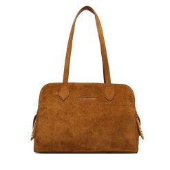 Torebka LOVE MOSCHINO. Brązowe torebki do ręki damskie Love Moschino, bez wzorów, klasyczne, bez dodatków. Za 672.99 zł.