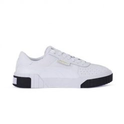 Buty do chodzenia damskie Puma Cali W. Białe obuwie sportowe damskie Puma, bez wzorów, z materiału, trekkingowe. Za 139.00 zł.