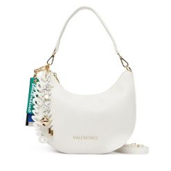 Torebka Valentino. Białe torebki do ręki damskie Valentino, bez wzorów, klasyczne, bez dodatków. Za 609.99 zł.