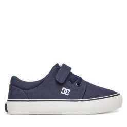 Tenisówki DC Shoes. Niebieskie trampki i tenisówki chłopięce DC Shoes, bez wzorów, bez zapięcia. Za 99.99 zł.