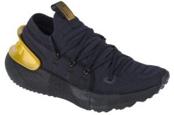 Buty do chodzenia damskie Under Armour Hovr W Phantom 3 Mtlc. Czarne obuwie sportowe damskie Under Armour, bez wzorów, z materiału, do biegania. Za 449.99 zł.