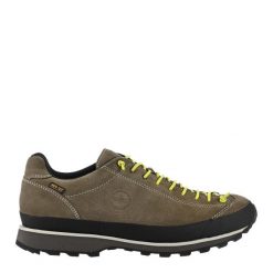 Buty turystyczne męskie LOMER BIO NATURALE LOW MTX. Brązowe eleganckie półbuty Lomer, z gumy, eleganckie, bez zapięcia. Za 694.45 zł.