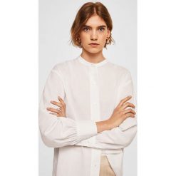 Mango - Koszula Coco3. Szare koszule damskie Mango, z bawełny, ze stójką, z długim rękawem. Za 139.90 zł.