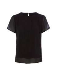S.Oliver BLACK LABEL Bluzka Kobiety czarny, 36. Czarne bluzki damskie s.Oliver BLACK LABEL, s, bez wzorów, biznesowe, bez kołnierzyka, bez ramiączek. Za 229.95 zł.