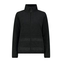 Bluza damska turystyczna CMP 34H0416. Czarne bluzy sportowe damskie CMP, l, bez wzorów, bez kaptura, trekkingowe. W wyprzedaży za 314.99 zł.