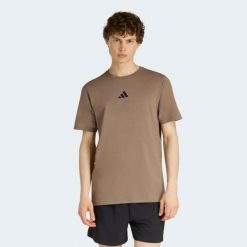 Koszulka sportowa męska ADIDAS. Koszulki sportowe męskie Adidas, l, bez wzorów, z materiału, bez kołnierzyka, bez ramiączek, na fitness i siłownię, climacool (adidas). Za 159.99 zł.
