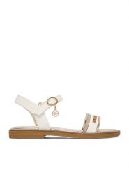 Guess Sandały CEO-CS6701-05 Biały. Białe sandały dziewczęce Guess, ze skóry, bez zapięcia. Za 179.99 zł.