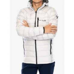 Kurtka puchowa męska Columbia Arctic Crest Down Hooded Jacket. Białe kurtki męskie Columbia, m, bez wzorów, z puchu, sportowe, bez kaptura. Za 942.99 zł.
