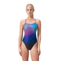 Strój kąpielowy jednoczęściowy damski na basen Speedo Placement. Czerwone kostiumy jednoczęściowe damskie Speedo, m, bez wzorów, sportowe, do pływania. Za 451.32 zł.