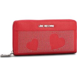 Duży Portfel Damski LOVE MOSCHINO - JC5562PP16LT0500 Rosso. Czerwone portfele damskie Love Moschino, ze skóry ekologicznej. W wyprzedaży za 339.00 zł.