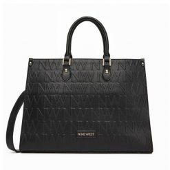 Torebka Nine West. Czarne torebki do ręki damskie Nine West, bez wzorów, klasyczne, bez dodatków. Za 299.99 zł.