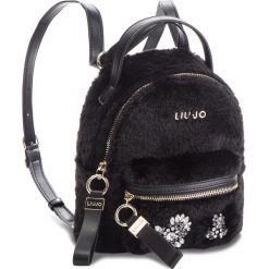Plecak LIU JO - S Backpack Brentas N68066 E0412 Nero 22222. Czarne plecaki damskie Liu Jo, z materiału. Za 469.00 zł.