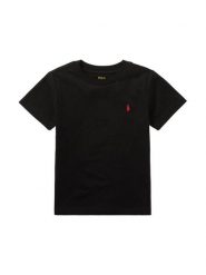Polo Ralph Lauren T-Shirt Ss Cn 322832904036 Czarny Regular Fit. Czarne t-shirty dla chłopców Polo Ralph Lauren, bez wzorów, z bawełny, bez ramiączek. Za 139.99 zł.