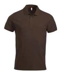 Clique Classic Lincoln S/S koszulka polo męska nowy krój. Brązowe koszulki polo męskie CLIQUE, m, bez wzorów, z bawełny, klasyczne, bez ramiączek. Za 121.45 zł.
