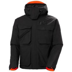 Kurtka narciarska z kapturem Helly Hansen Ullr D Heritage. Czarne kurtki snowboardowe damskie Helly Hansen, bez wzorów, z kapturem, narciarskie. Za 1,262.00 zł.