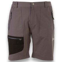 Spodenki Ande New Palma Dorośli. Szare krótkie spodenki sportowe męskie ANDE, s, bez wzorów, z elastanu, trekkingowe. Za 236.99 zł.