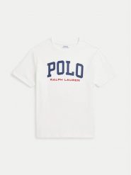 Polo Ralph Lauren T-Shirt 323958159002 Biały Regular Fit. Białe t-shirty dla chłopców Polo Ralph Lauren, bez wzorów, z bawełny, bez ramiączek. Za 139.99 zł.