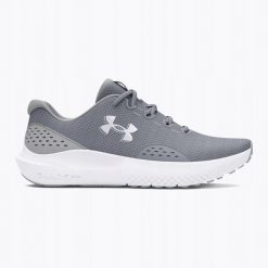 Buty Męskie Do Biegania Under Armour Surge 4 Obuwie Sportowe. Szare buty sportowe męskie Under Armour, bez zapięcia, do biegania. W wyprzedaży za 177.12 zł.