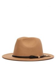 Guess Kapelusz AW5642 WOL01 Beżowy ciemny. Brązowe czapki i kapelusze damskie Guess, z aplikacjami, z poliesteru. Za 234.99 zł.