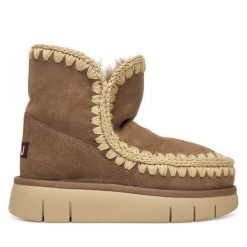 Śniegowce Mou. Szare śniegowce i trapery damskie Mou. Za 1,049.00 zł.