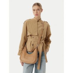 Torebka Calvin Klein. Brązowe torebki do ręki damskie Calvin Klein, bez wzorów, klasyczne, bez dodatków. Za 409.99 zł.