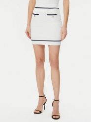 Marciano Guess Spódnica mini 5RGD00 5640Z Biały Regular Fit. Białe spódnice damskie Marciano Guess, s, z aplikacjami, z wiskozy, mini. Za 309.99 zł.