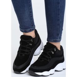 Czarne Buty Sportowe Break Off. Czarne obuwie sportowe damskie Born2be, z materiału. Za 64.99 zł.