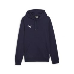 Bluza z kapturem Puma Teamgoal Casuals. Niebieskie bluzy męskie Puma, bez wzorów, z kapturem, do piłki nożnej. W wyprzedaży za 168.20 zł.