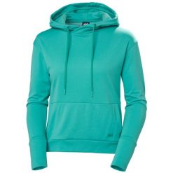 Bluza damska z kapturem Helly Hansen Lifa Tech Lite. Zielone bluzy damskie Helly Hansen, bez wzorów, z kapturem. Za 401.50 zł.