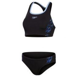 Strój kąpielowy dwuczęściowy damski Speedo Placement 2 Piece. Czarne bikini damskie Speedo, m, bez wzorów. Za 1,075.33 zł.