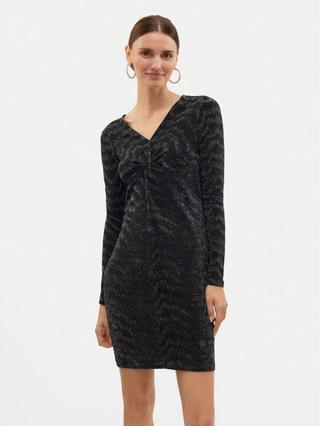 Vero Moda Sukienka koktajlowa Lucy 10316745 Czarny Slim Fit. Czarne sukienki damskie Vero Moda, l, bez wzorów, z syntetyku, wizytowe, bez kołnierzyka, bez ramiączek. Za 79.99 zł.