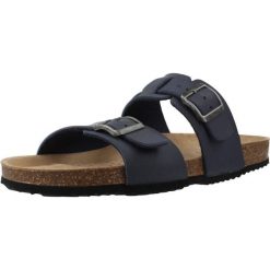 Sandały GEOX U SANDAL GHITA B Niebieski. Niebieskie sandały męskie Geox, z syntetyku, bez zapięcia. Za 264.99 zł.