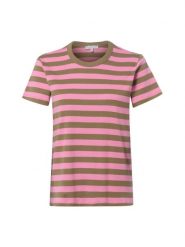 Marie Lund Koszulka Kobiety Bawełna wyrazisty róż|wielokolorowy, XXL. Czerwone t-shirty damskie Marie Lund, xxl, bez wzorów, z bawełny, bez kołnierzyka. Za 99.95 zł.