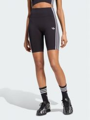Adidas Kolarki Essentials 3 Stripes Seamless Shorts 5 Inch KZ4126 Czarny Slim Fit. Czarne szorty sportowe damskie Adidas, xl, bez wzorów, z syntetyku, sportowe. Za 161.99 zł.