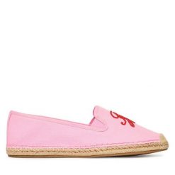 Espadryle Tommy Hilfiger. Czerwone espadryle damskie Tommy Hilfiger, bez wzorów, bez obcasa, bez zapięcia. Za 259.99 zł.