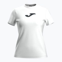 Koszulka tenisowa damska Joma Challenge. Białe t-shirty damskie Joma, l, bez wzorów, z materiału, klasyczne, bez kołnierzyka. Za 48.99 zł.