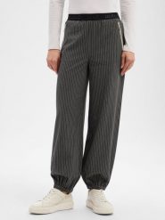 Liu Jo Collection spodnie z niskim stanem Kobiety szary, L. Szare spodnie materiałowe damskie Liu Jo Collection, l, bez wzorów, z obniżonym stanem. Za 649.95 zł.
