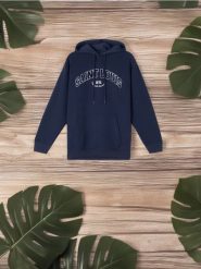 Bluza z kapturem - granatowy. Niebieskie bluzy damskie Sinsay, l, bez wzorów, z kapturem. W wyprzedaży za 25.99 zł.