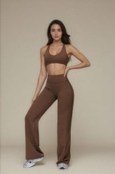 Legginsy Straight Softform™ - Brązowy. Brązowe legginsy damskie JOY STUDIO, l, bez wzorów, z materiału. Za 257.00 zł.