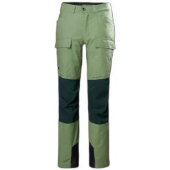 Spodnie damskie Helly Hansen veir tur. Zielone spodnie sportowe damskie Helly Hansen, s, bez wzorów, trekkingowe. Za 299.99 zł.