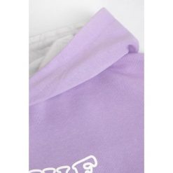 Bluza sportowa dziewczęca fioletowa Lemon Exlopre ZL3 z kapturem. Fioletowe bluzy dla dziewczynek LEMON explore, bez wzorów, z bawełny, bez ramiączek, z kapturem. Za 49.90 zł.