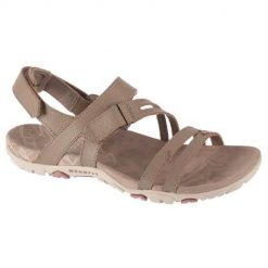Buty do chodzenia damskie Merrell J003424. Brązowe obuwie sportowe damskie Merrell, trekkingowe. Za 359.99 zł.