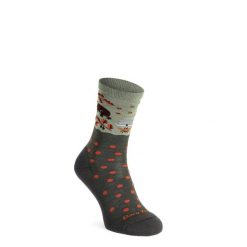 Skarpety merino damskie Darn Tough Wild Life Crew Lightweight with Cushion. Zielone skarpety damskie DARN TOUGH, bez wzorów. Za 135.99 zł.