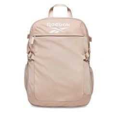 Plecak Reebok. Brązowe plecaki damskie Reebok, bez wzorów, sportowe. Za 139.99 zł.